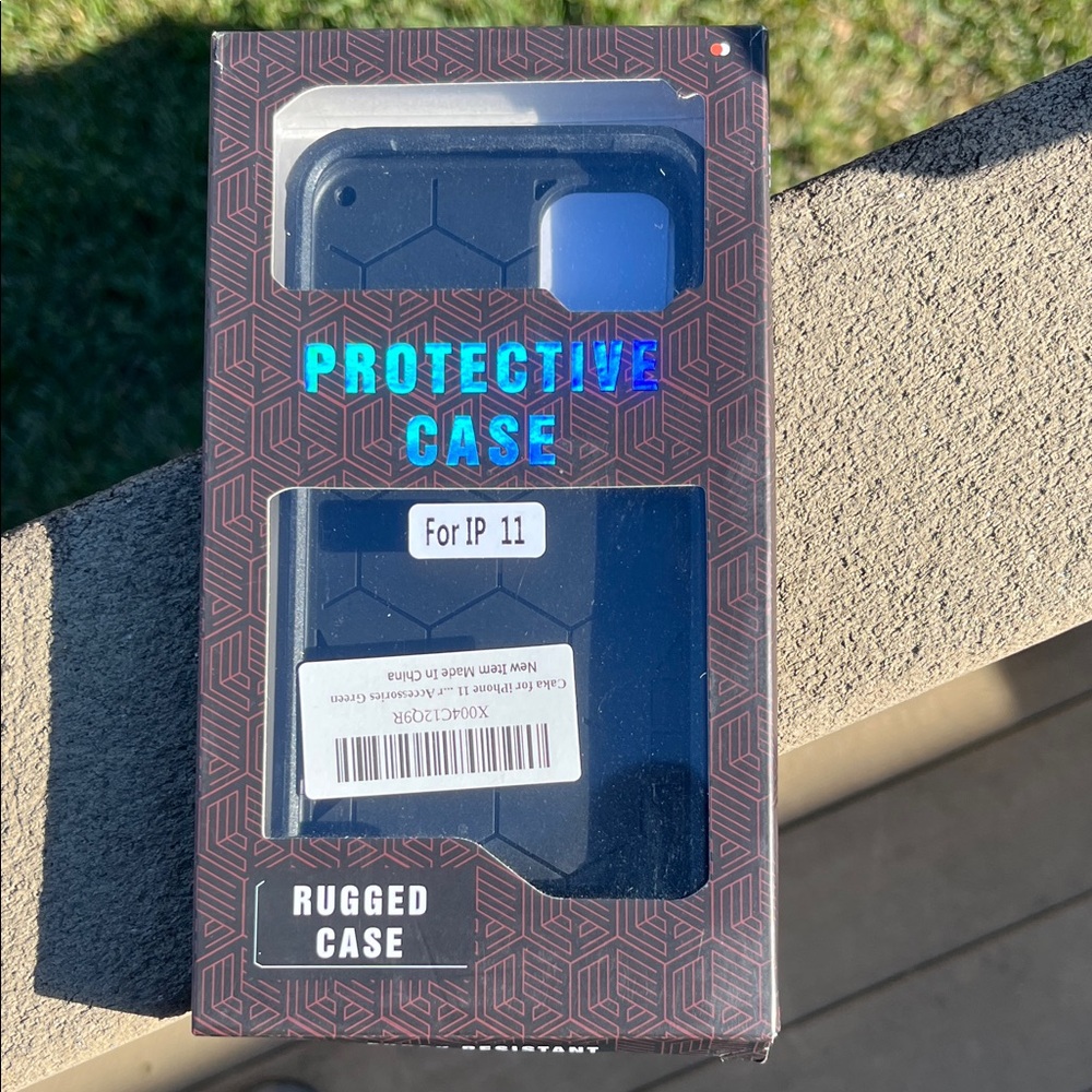 Rugged Protective Case for iPhone 11 - Black